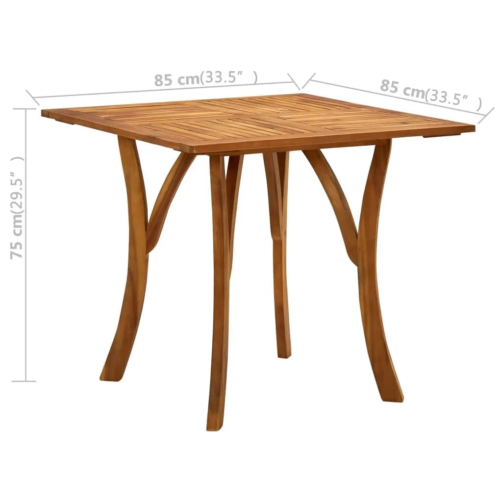 Set Mobili da Pranzo per Giardino 5 pz Nero 3071952