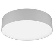 Plafoniera Moderna Romao-Z Acciaio Bianco Luce Led Integrato 35W