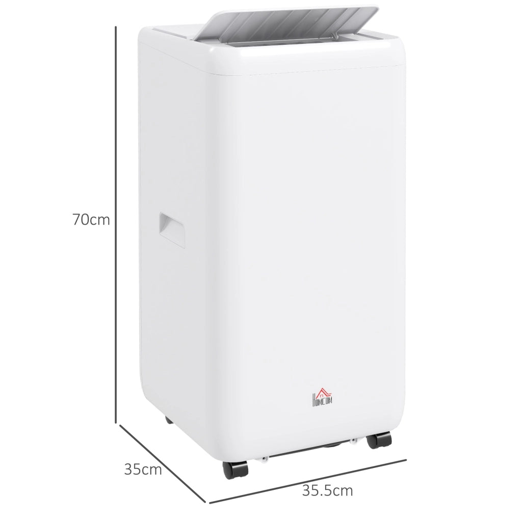 Condizionatore Portatile 1250W 35,5x35x70 cm con 5 Modalità e Timer 24h Bianco