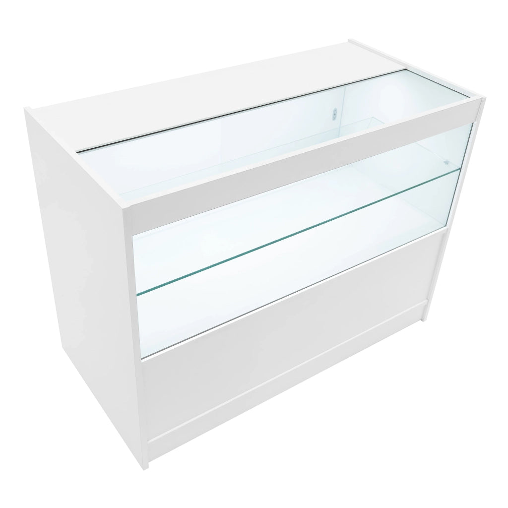 Set Banconi LED Bianco Harmonia B1200 C1200 LM60 Vetrina Negozio con Serratura