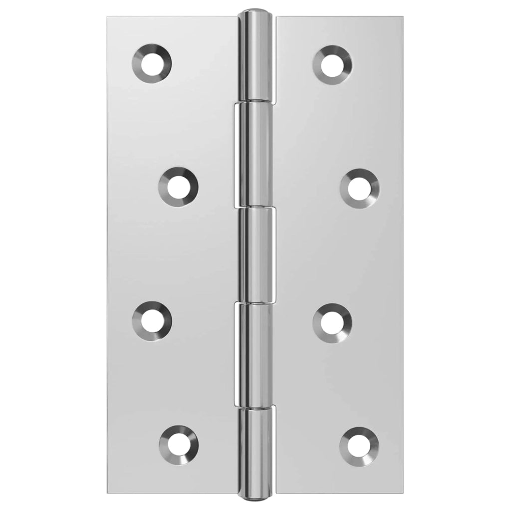 Cerniera 24 pz 89 x 54 x 5 mm Argento Acciaio 42041396