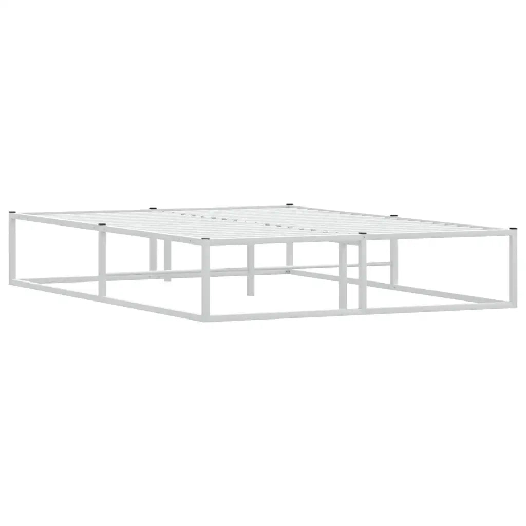Giroletto senza Materasso Bianco 140x200 cm in Metallo 4017425