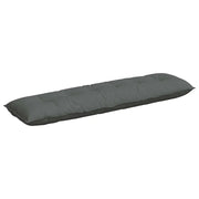 Cuscino per Schiena | Cuscino dorsale Grigio scuro 180 x 19 x 50 cm Tessuto