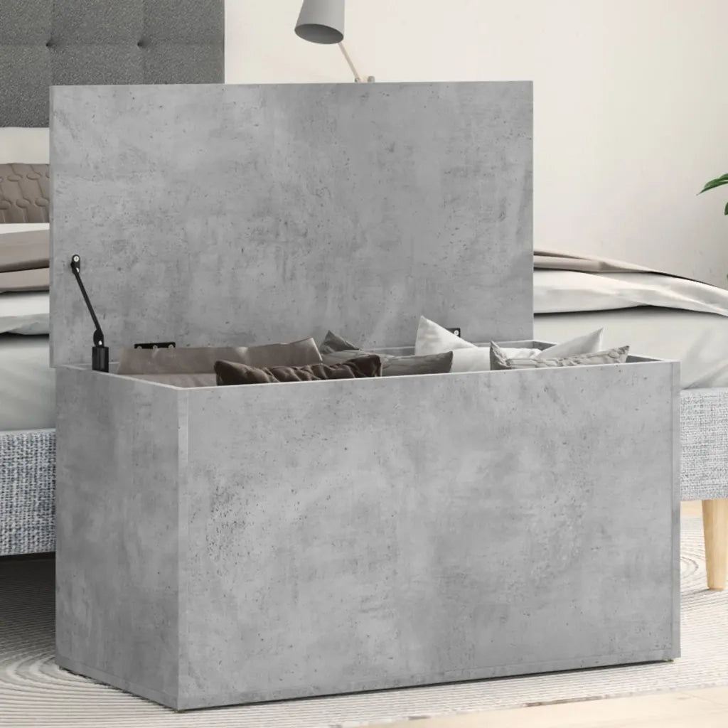 Baule Grigio Cemento 84x42x46 cm in Truciolato cod mxl 52249