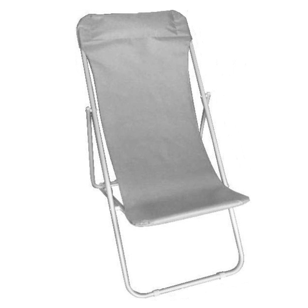 Trade Shop - Sdraio Sedia Da Spiaggia Mare Campeggio Giardino Esterno 281003 Pieghevole 52x76x91cm -        
