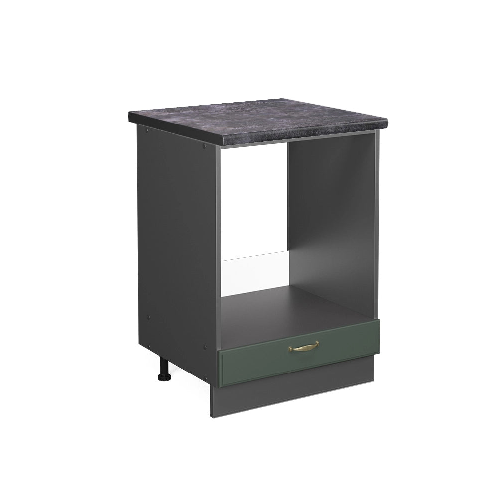 Mobile per forno da incasso Fame-Line Verde-oro rustico/Antracite 60 cm, PL Antracite Vicco