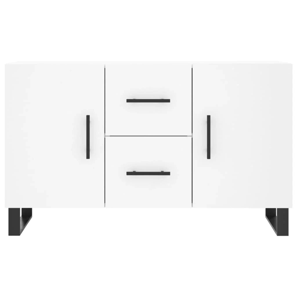 Buffet credenza cassettiera armadio mobile contenitore organizer per cucina soggiorno salotto 100 x 36 x 60 cm legno ingegnerizzato bianco 02_0030163