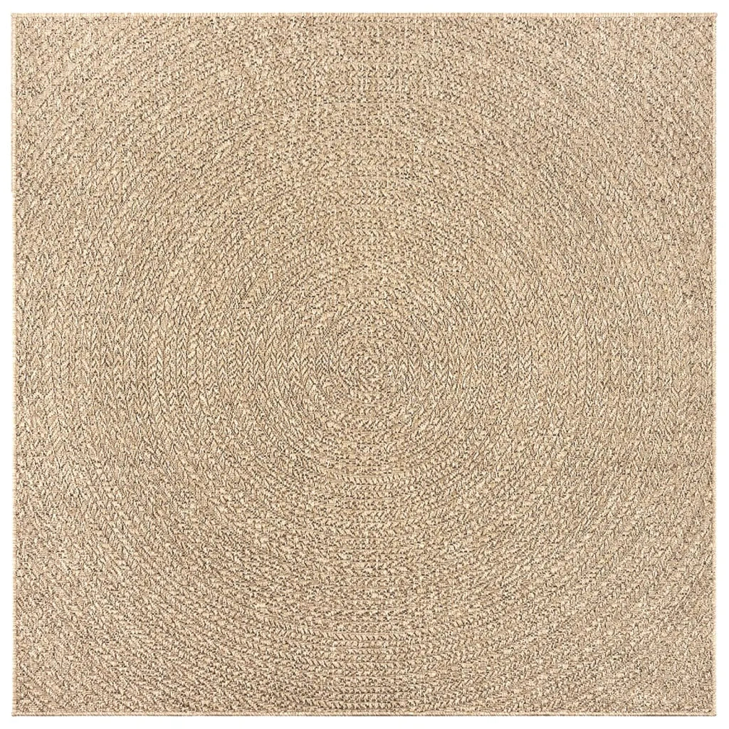 Tappeto ZIZUR 240x240 cm Aspetto Iuta per Interni ed Esterni 4006164