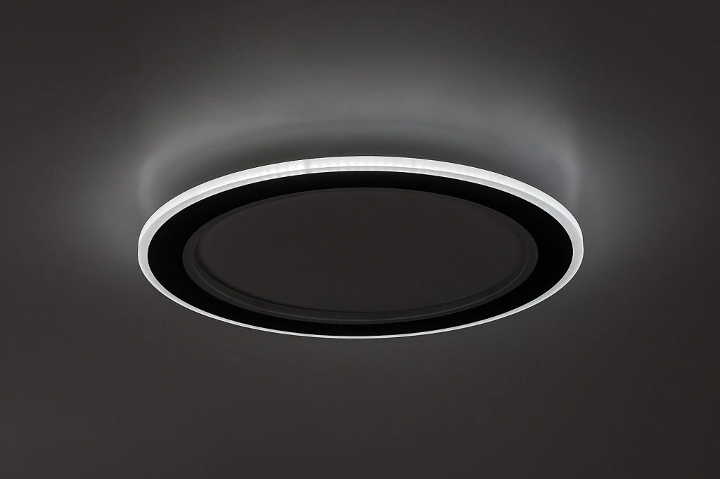 Plafoniera LED dimmerabile Golwen RGB CCT 45cm nera Rabalux
