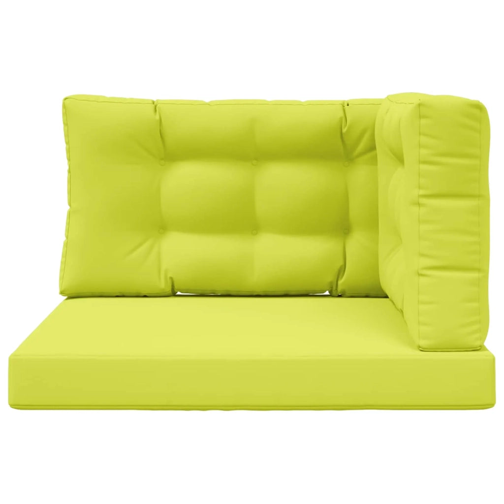 Cuscino per divano da esterno 3 pcs Verde Poliestere 900885