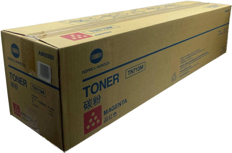 ORIGINAL Konica Minolta toner magenta A9K8350 TN-713M ~33200 Seiten
