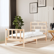 Giroletto-Struttura Letto in Legno Massello di Pino 100x200 cm 943074