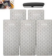 Set di abrasivi diamantati professionale 5-delito per coltelli - 400/600/800/1000/1200 Grit - Fondello antiscivolo - Utilizzo cucina e esterno
