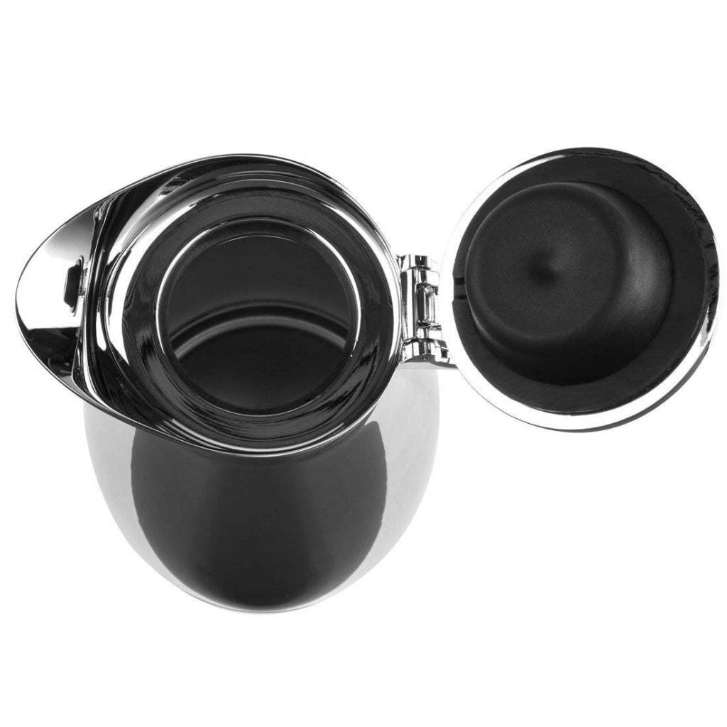 Emsa 502489 Eleganza Caraffa Termica 1 L in Acciaio Inox con Apertura con Una Mano e Beccuccio Antigoccia colore Argento