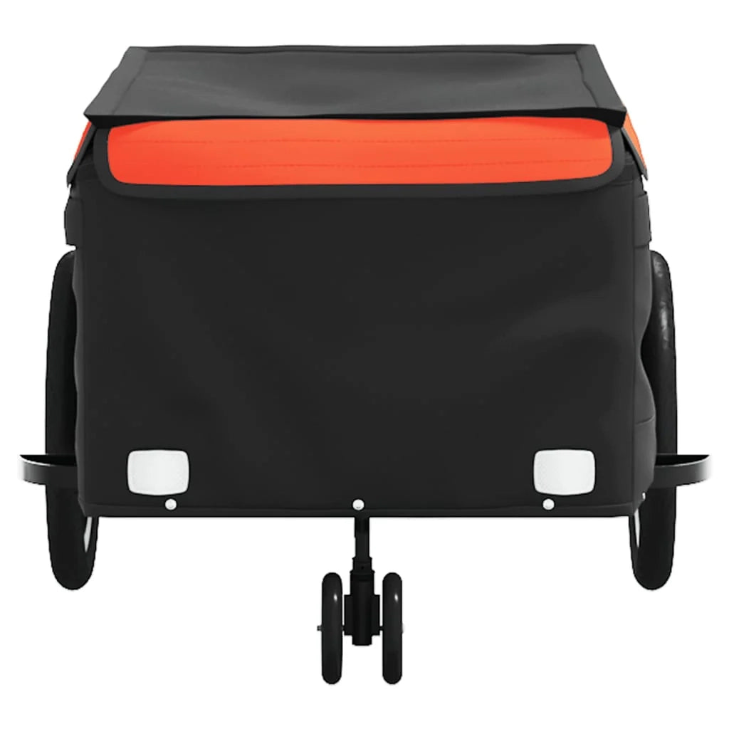 Rimorchio per trasporto biciclette capacità 45 kg ferro arancione 02_0044169