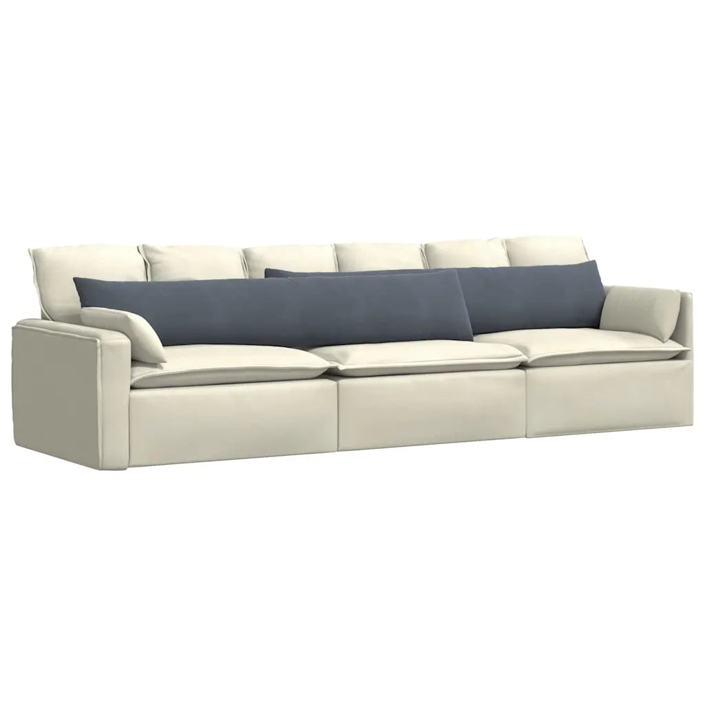 Cuscini da Divano 2 pz-Set di 2 Cuscini per Sofa Grigio scuro 200 x 40 cm 333298