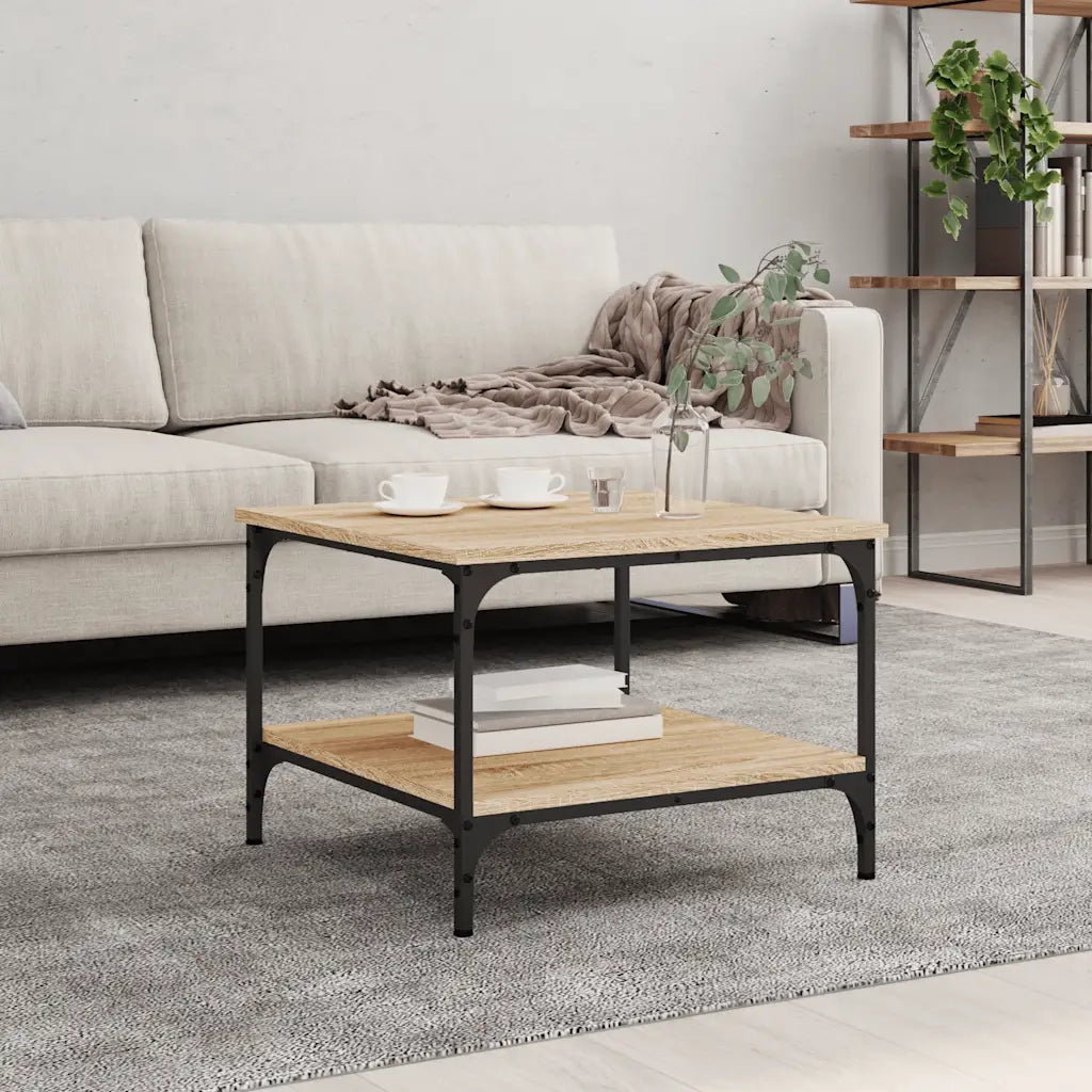 Tavolino da salotto | Tavolino da caff¨¨ | Tavolino da Soggiorno Rovere Sonoma 55x55x40 cm Legno Multistrato
