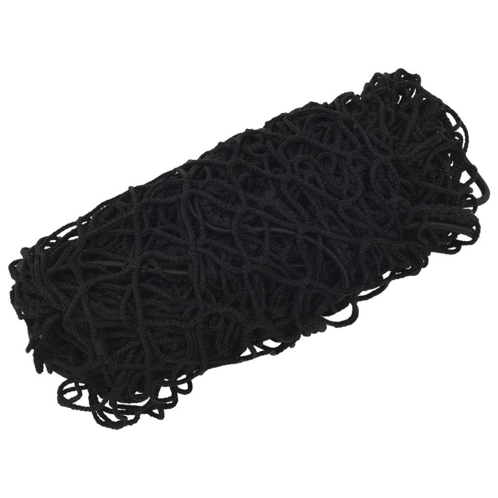 Rete per rimorchio telo di fissaggio per il carico portapacchi con corda elastica 5 x 3,5 m PP nero 02_0042228