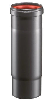 TUBO TELESCOPICO PER STUFA PROFESSIONAL PELLET NERO 10X25cm