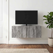 Mobile Porta TV da Muro 98 x 41 x 30 cm Sonoma grigio 898871