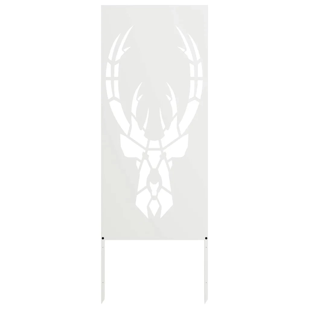vidaXL Schermo per privacy in giardino Bianco 50 x 140 cm
