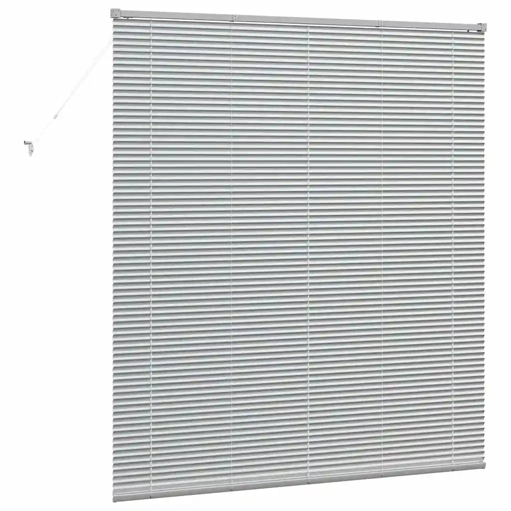 Tendaggi a Veneziana | Tenda a lamelle Argento 175 x 155 cm Alluminio
