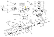 22 GUIDA IN ALLUMINIO 2 + 2 MT (2pz) O 4 MT (1pz intera ) UTILE UNIKO RICAMBIO
