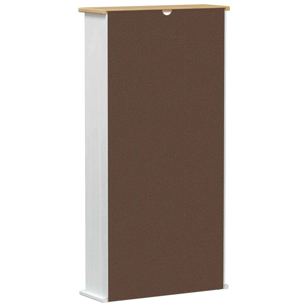 Mobile per CD Bianco 52 x 17.5 x 103 cm Pino massello CFW2840857