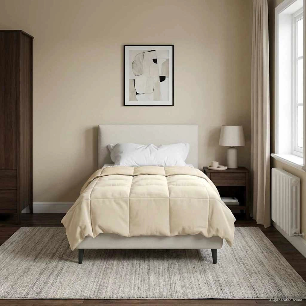 Piumone Completo Annuale 140 x 200 cm 4 stagioni Crema 42026062