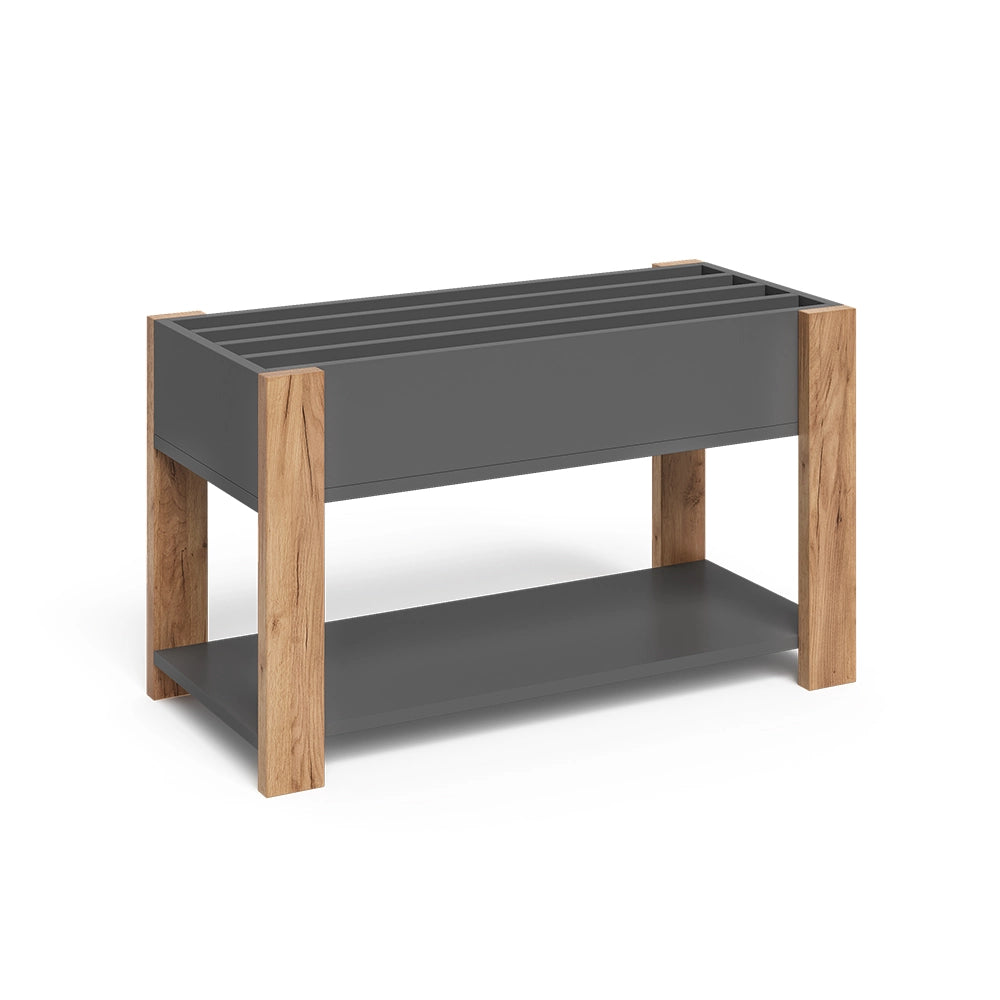 Vitalispa Scaffale per bambini Grigio/Artisan 80 x 46 cm