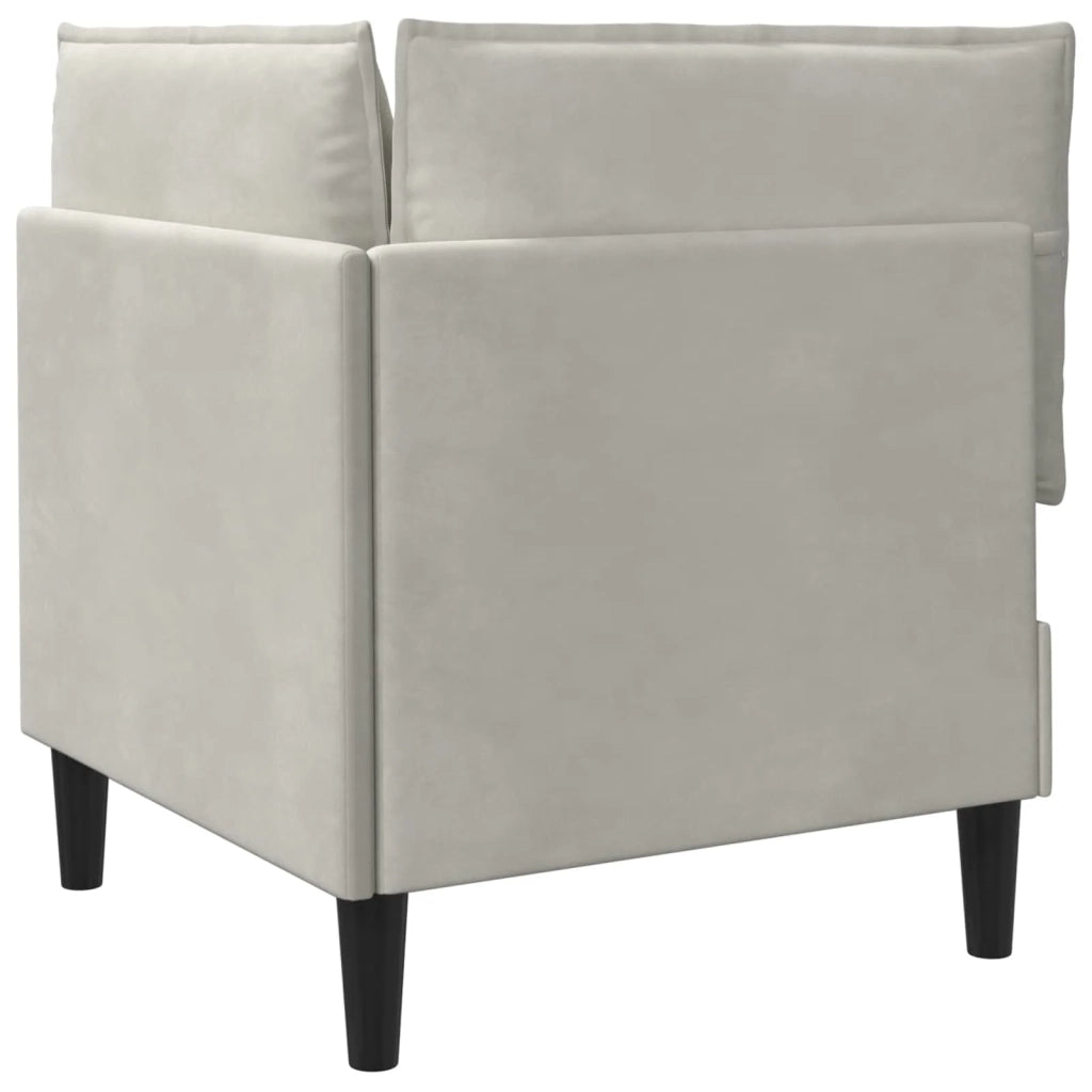 Divano | Divano da soggiorno | Sofa con Stoccaggio Crema Velluto