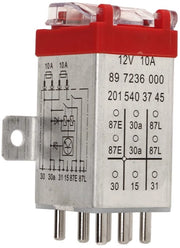 Relè di Carico - Protezione del Motore - Protezione di Carico - Adatto per R107/R129/W124/W126/W201 - ABS + Metallo - OE 2015403745 - Relè di Protezione di Carico