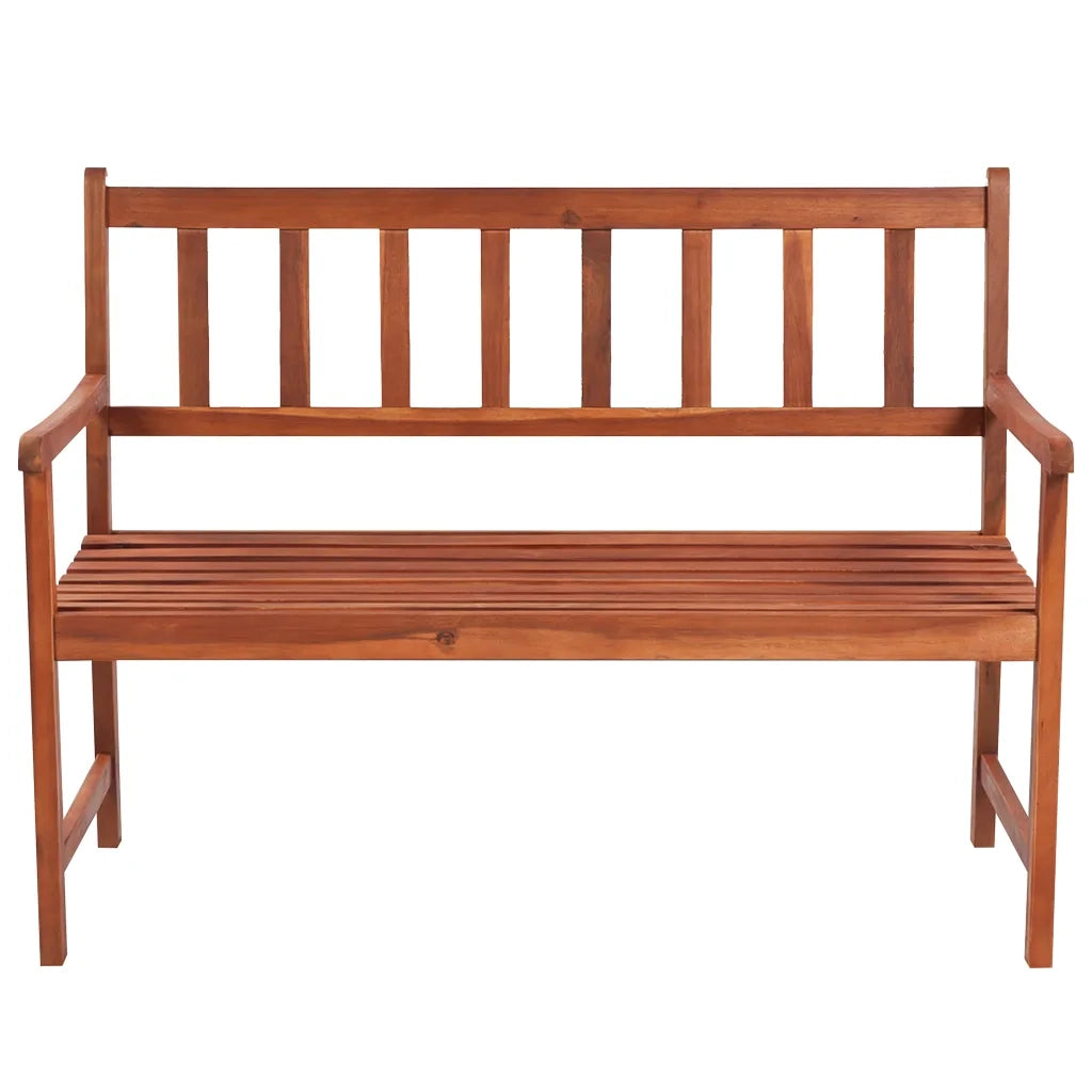 Panca da Giardino con Cuscino 120 cm in Massello di Acacia 3063781