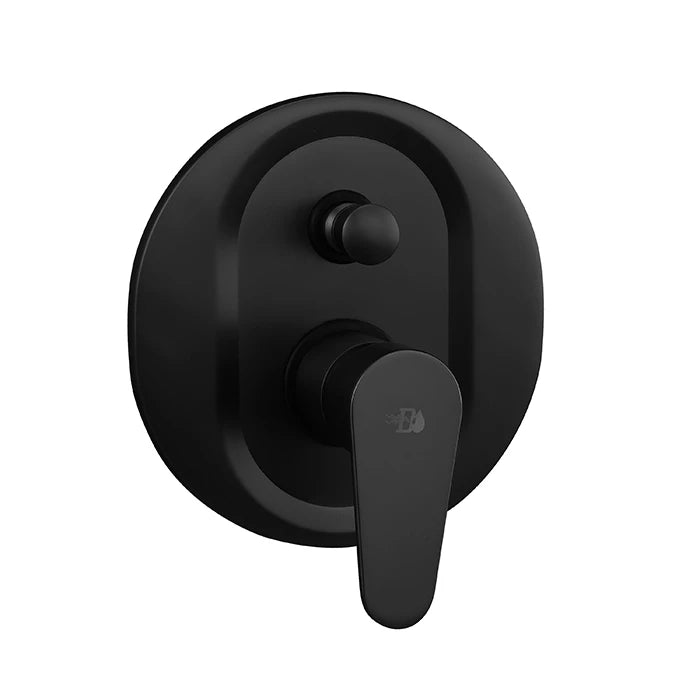 Miscelatore monocomando incasso doccia DH Nichel Nero Spazzolato