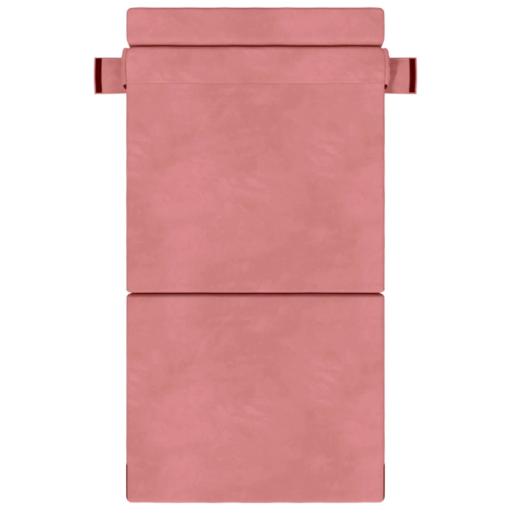 Divano Letto Pieghevole Rosa 70 x 72 x 60 cm Tessuto