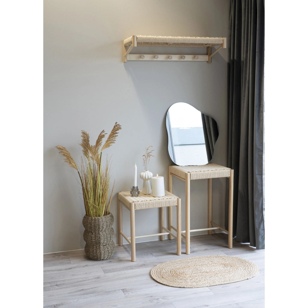 Pianta Artificiale Sorgo, Marrone, Polietilene, 35x30x110 cm