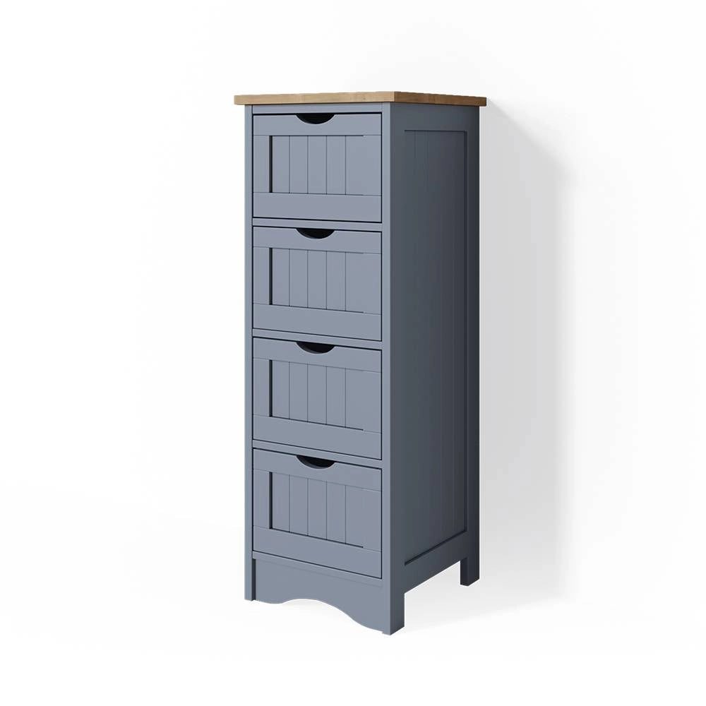 Vicco Cassettiera da bagno Grigio 30 x 81 cm