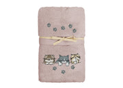Set Asciugamano Copiola Salvietta Bagno In Spugna 100% Cotone Tre Mici - Copiola - Rosa
