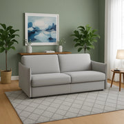 Severo, Divano Fisso 3 Posti Sfoderabile Made in Italy, 200x95 cm Grigio