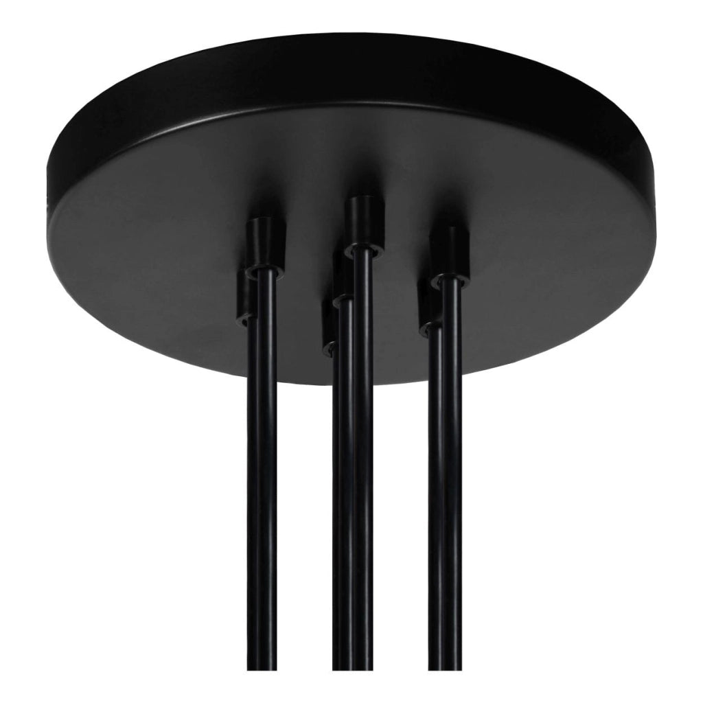 Lampadario Lucide Fix 7xE27 nero metallo 08408/07/30