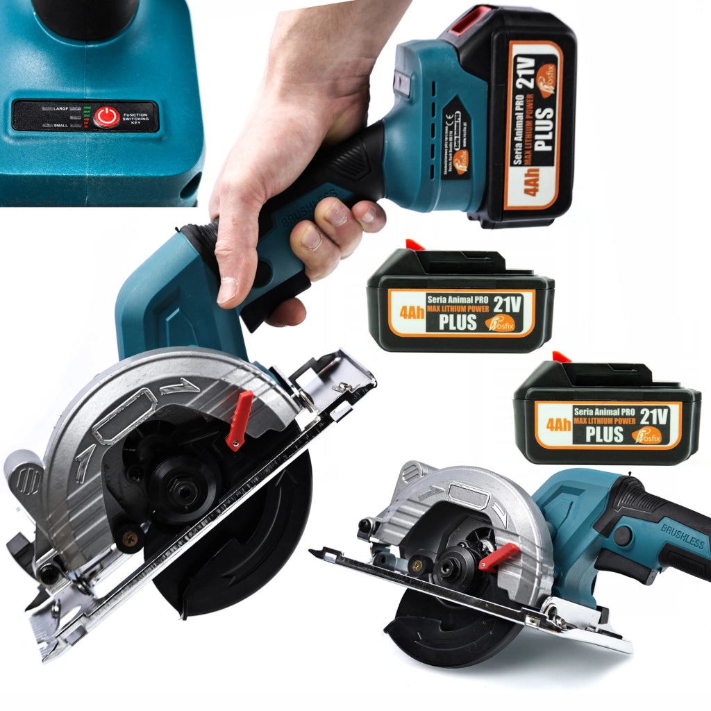 Sega Circolare a Batteria Bark Beetle BB21V – Mobilità Senza Fili, Motore Potente | 2 Batterie 4Ah, 6500 RPM