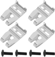 Accessori per attrezzi Bosch 18V - Riemclip con gancio - 4 pezzi - Con viti - Materiale in metallo duraturo