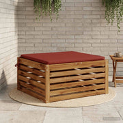 Cuscino per Sedia in Unico Pezzo SOEST 100% Poliestere Rosso 944775