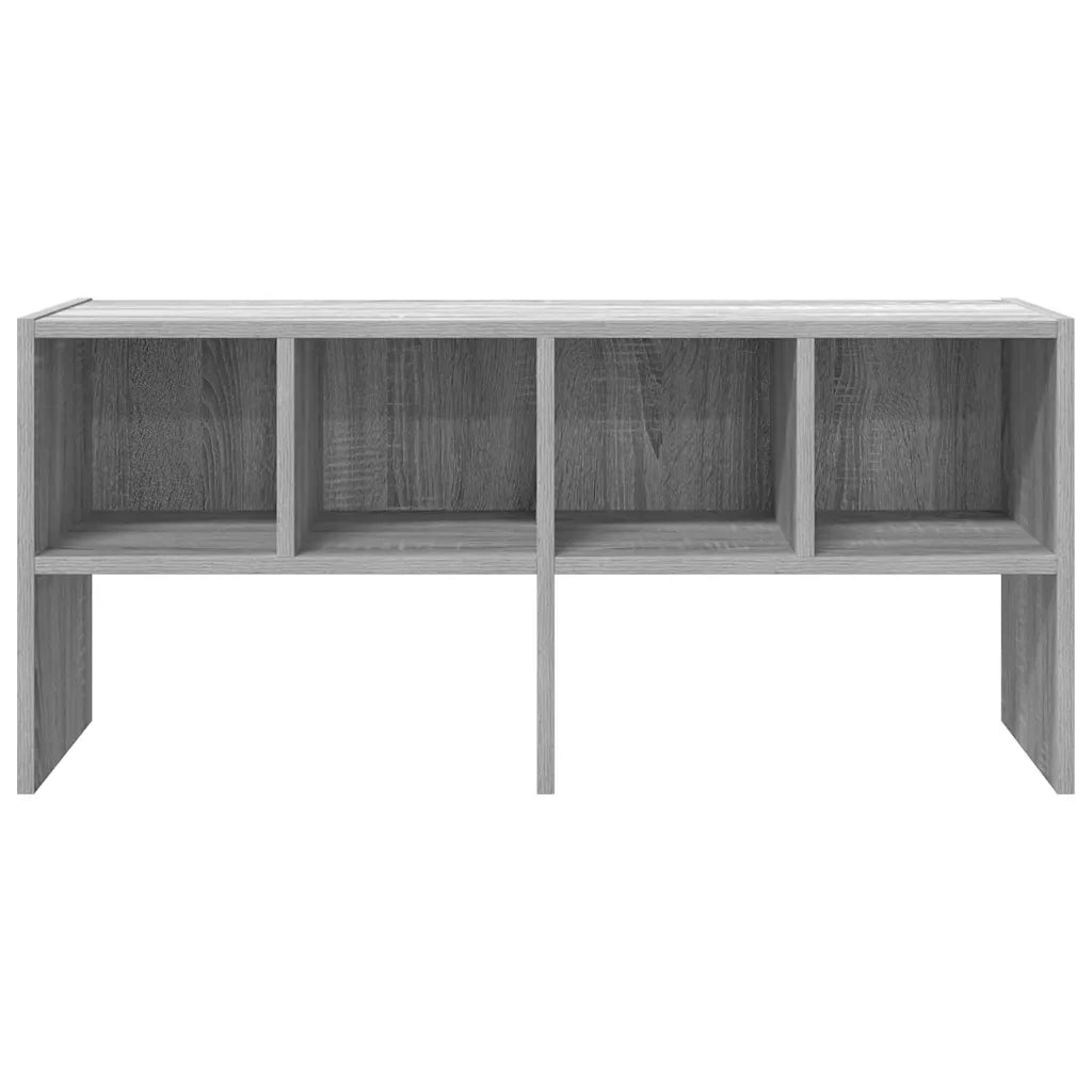 Scarpiera Impilabile Grigio Sonoma 89,5x30x40 cm