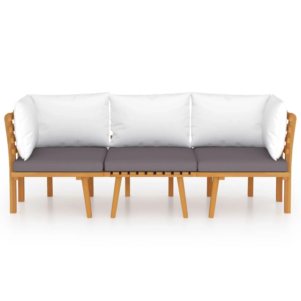 Set di mobili da giardino mobili da esterno 3 pezzi con cuscini legno massello di acacia 02_0015925