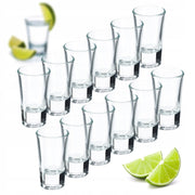 Set di 12 bicchierini da shot per vodka KADAX Classic in vetro da 25 ml