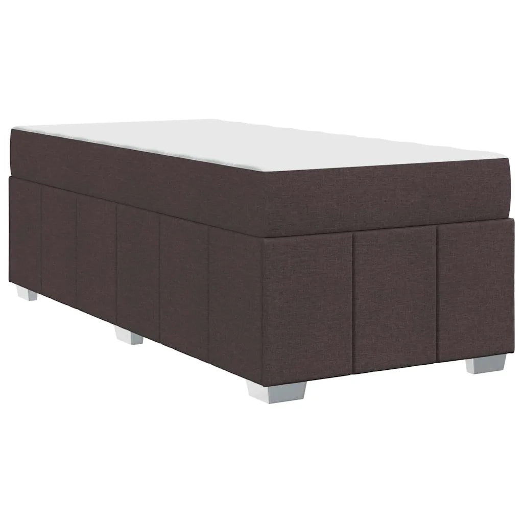Struttura del letto Marrone Scuro 90 x 200 cm Tessuto 3398261