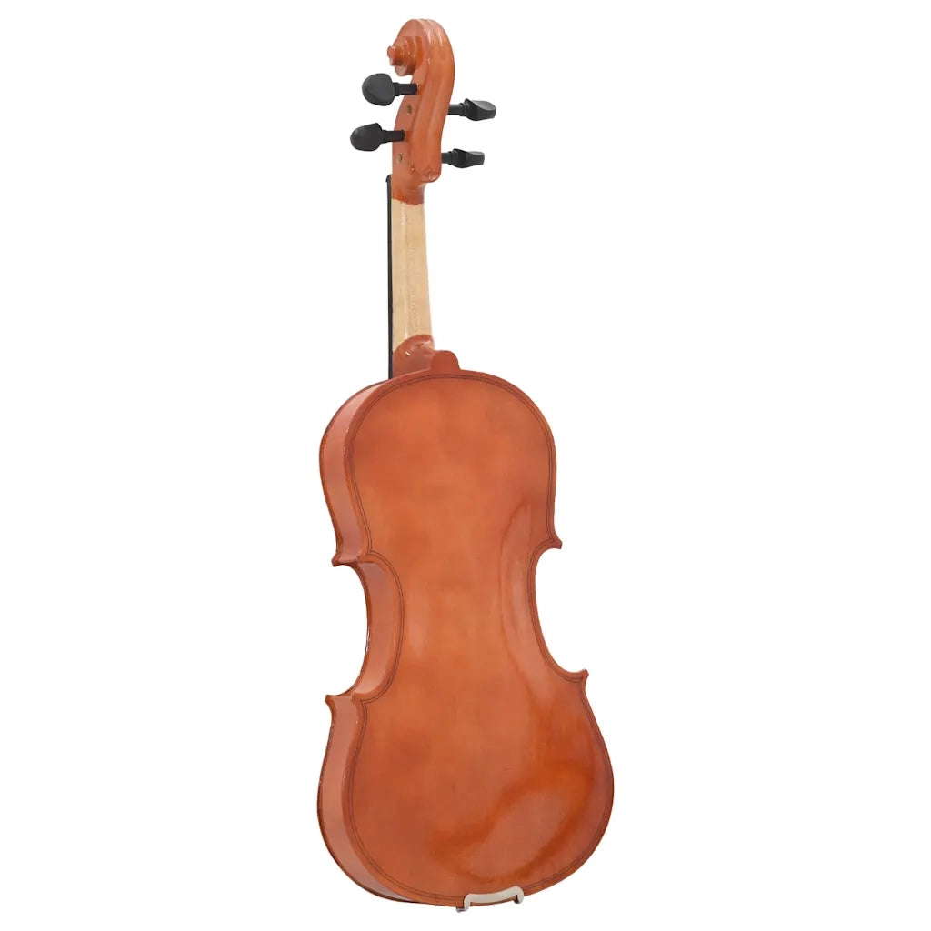 Set Completo Violino con Arco e Mentoniera Legno Scuro 4/4