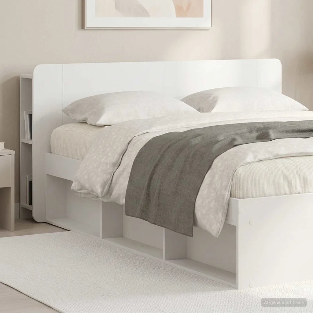 Testiera | Testata del letto Bianco Lucido Legno ingegnerizzato