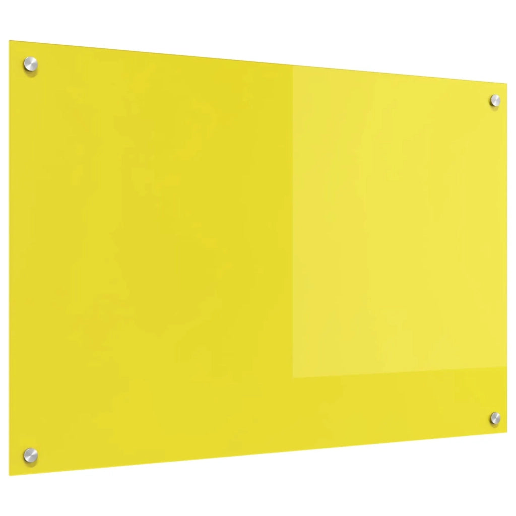 Schienale da cucina Giallo 90 x 60 cm vetro temperato 42001258